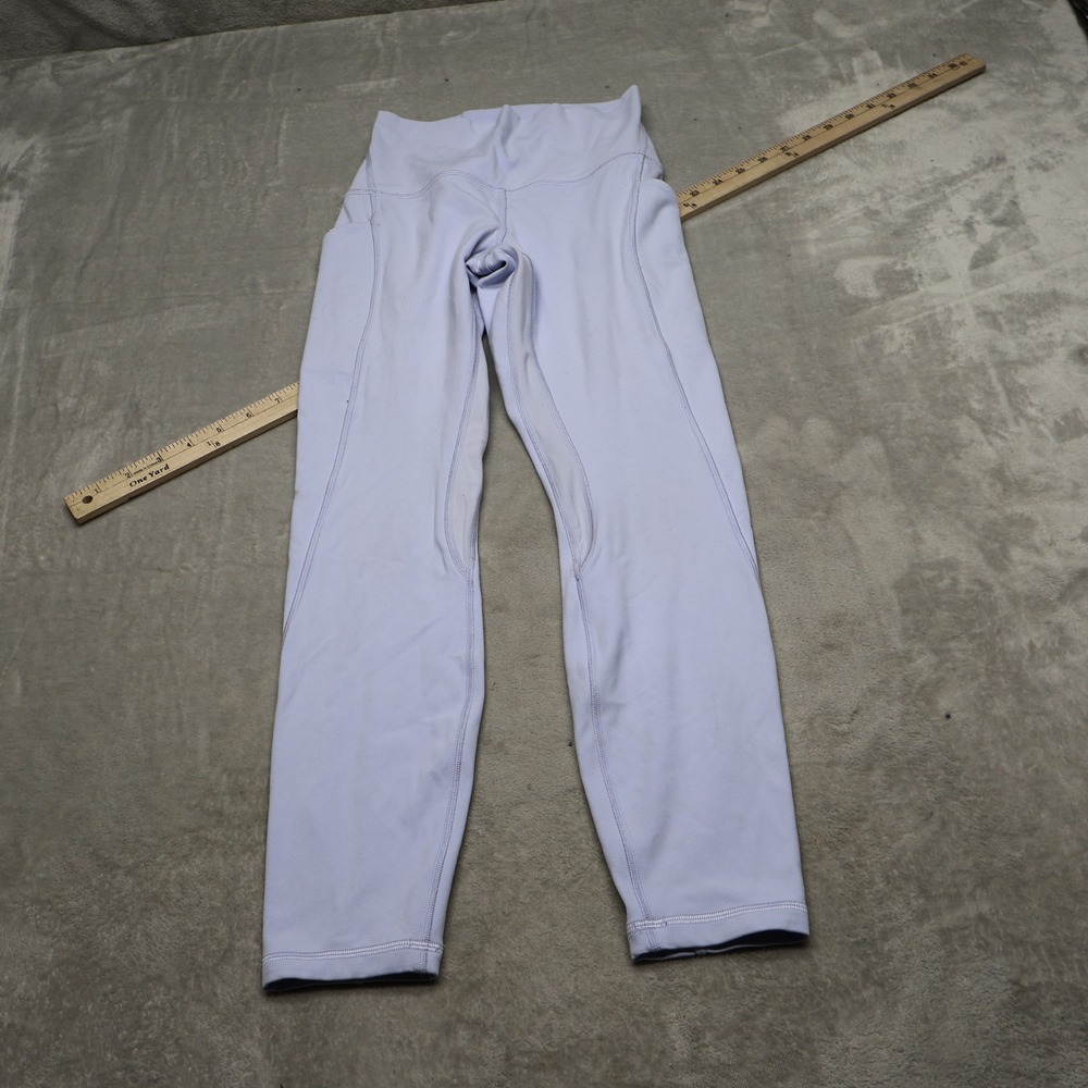Lululemon Leggings Women 4 Purple Align High-Rise Pockets Cropped Yoga 21x24